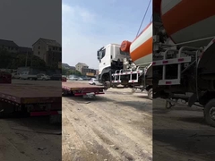 재공급된 콘크리트 믹서 트럭